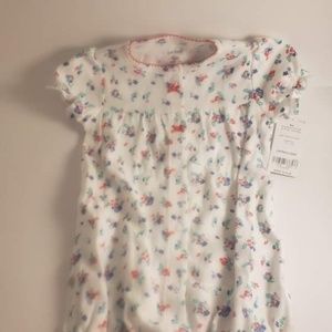 9 MONTH INFANT GIRL FLORAL BODYSUIT